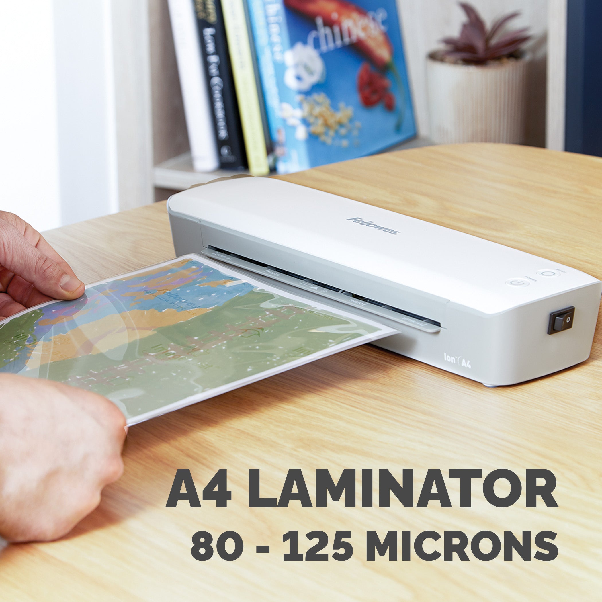 Fellowes Lamineringsmaskin Ion A4 Vit/Grå