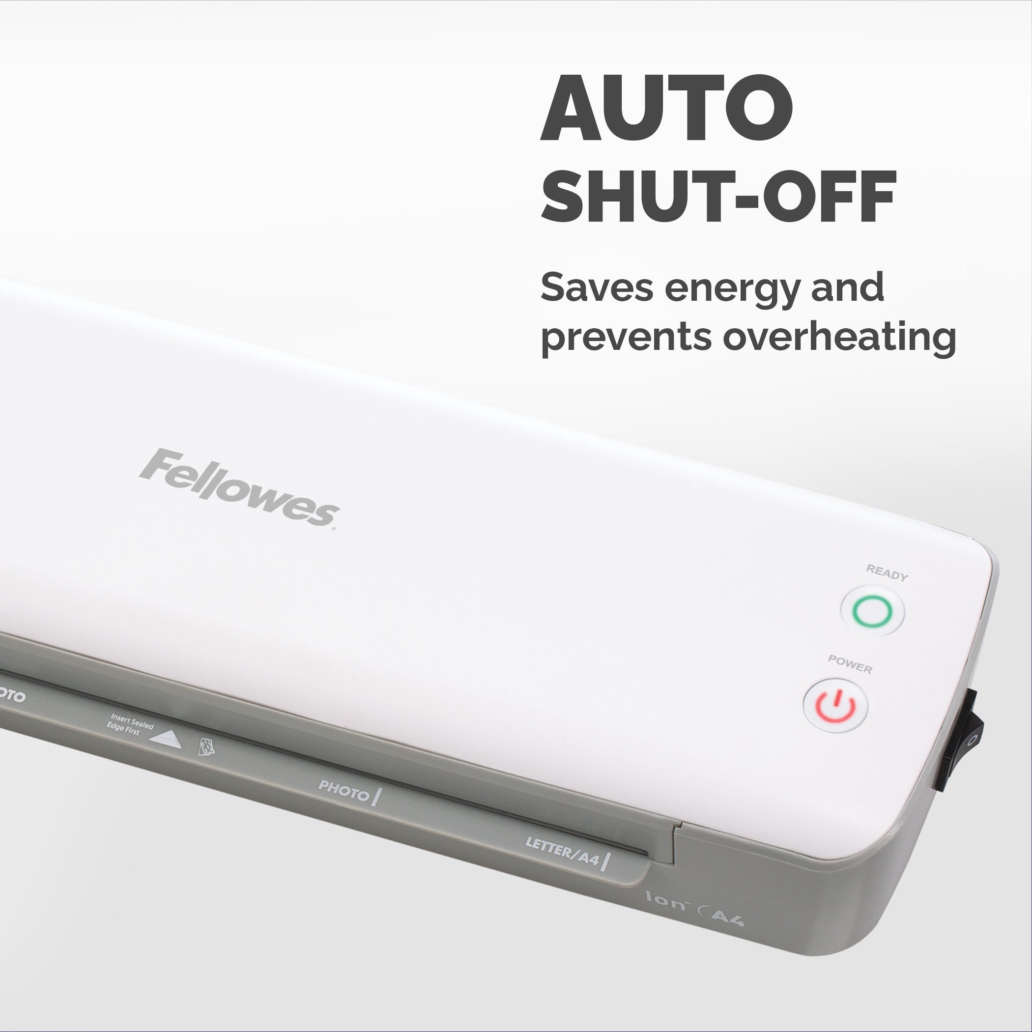 Fellowes Lamineringsmaskin Ion A4 Vit/Grå