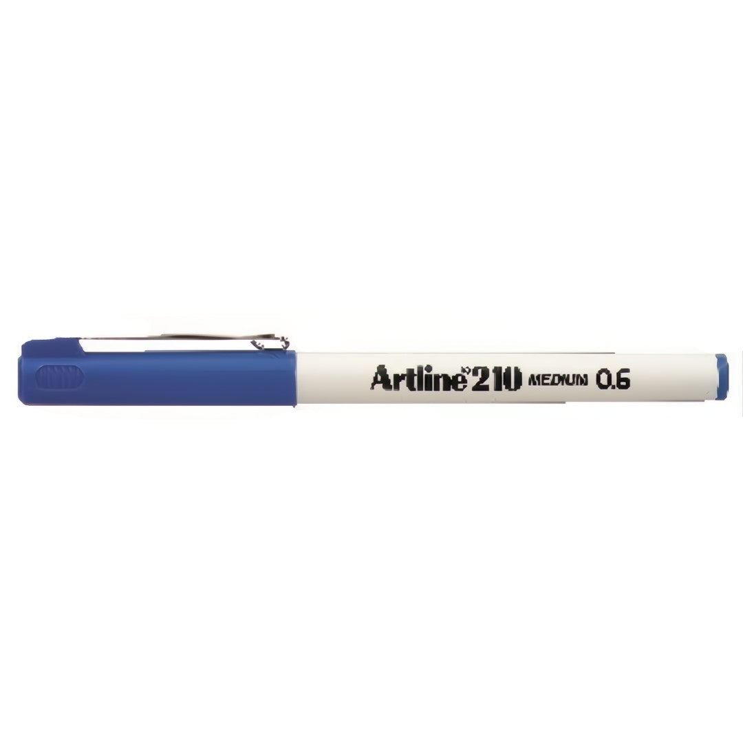 Artline Fineliner 210 M 0,6mm Blå 12/fp