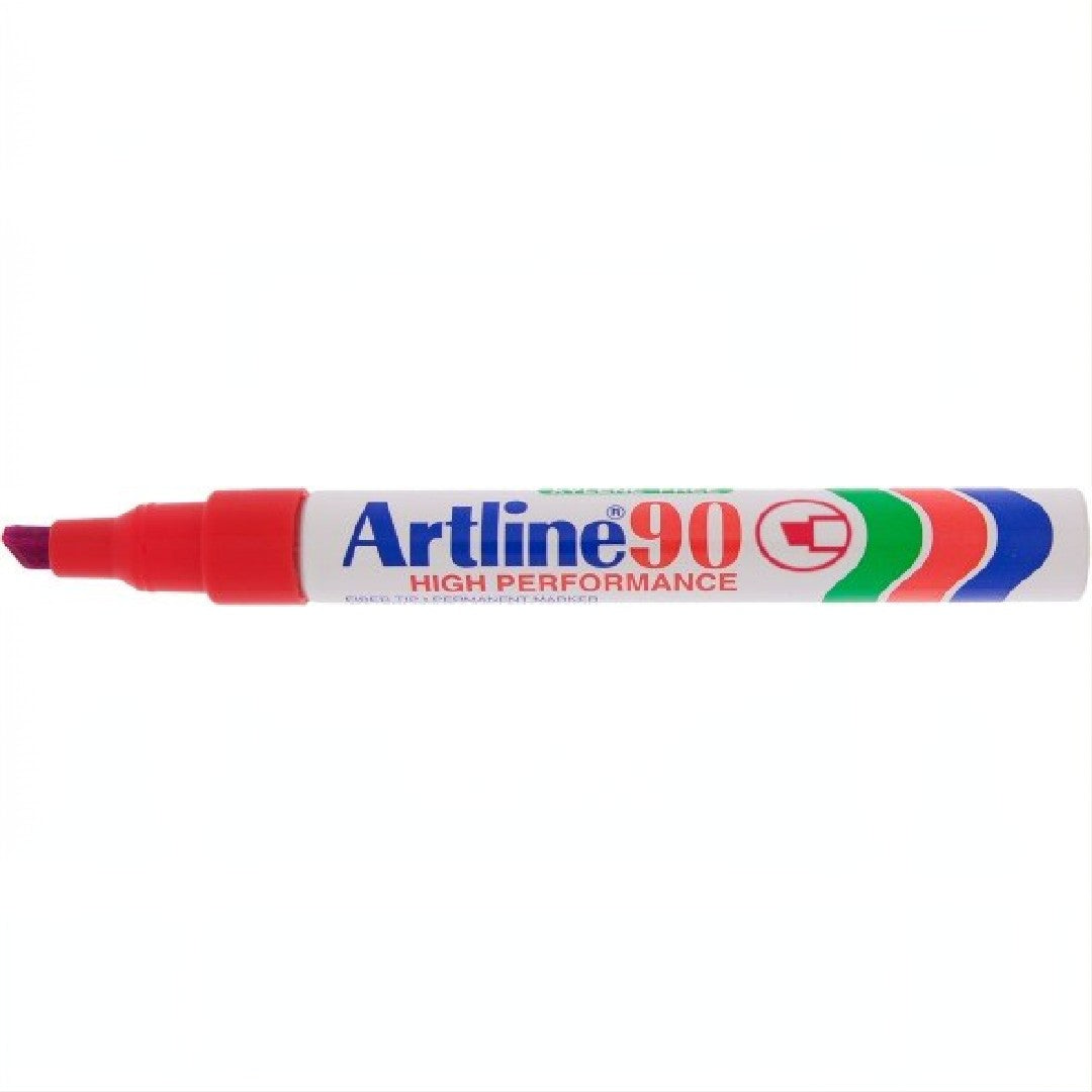 Artline Märkpenna 90 Skuren Röd 2–5mm 12/fp