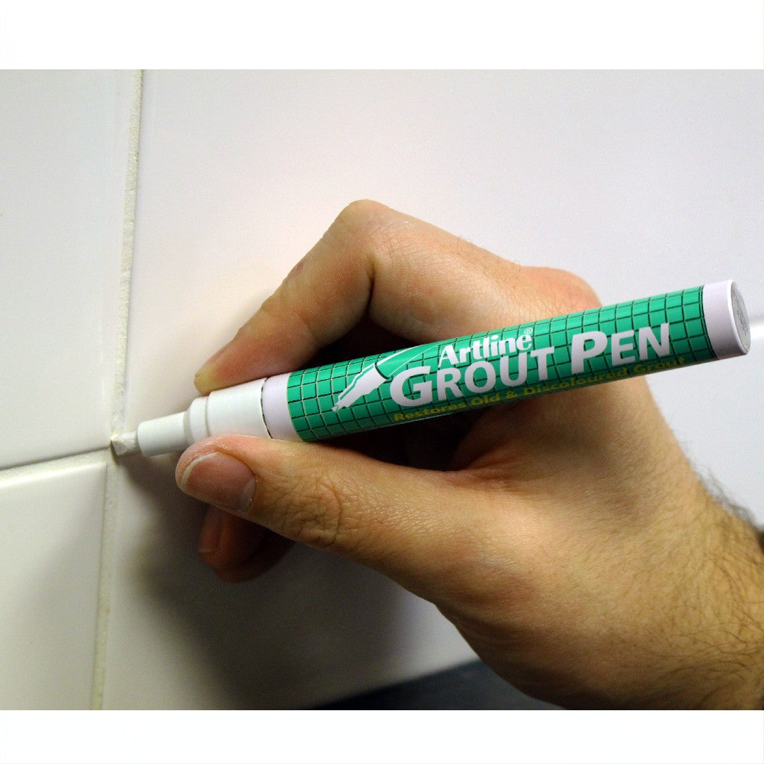 Artline Märkpenna 419 Grout Pen Skuren Spets Vit 1-blister