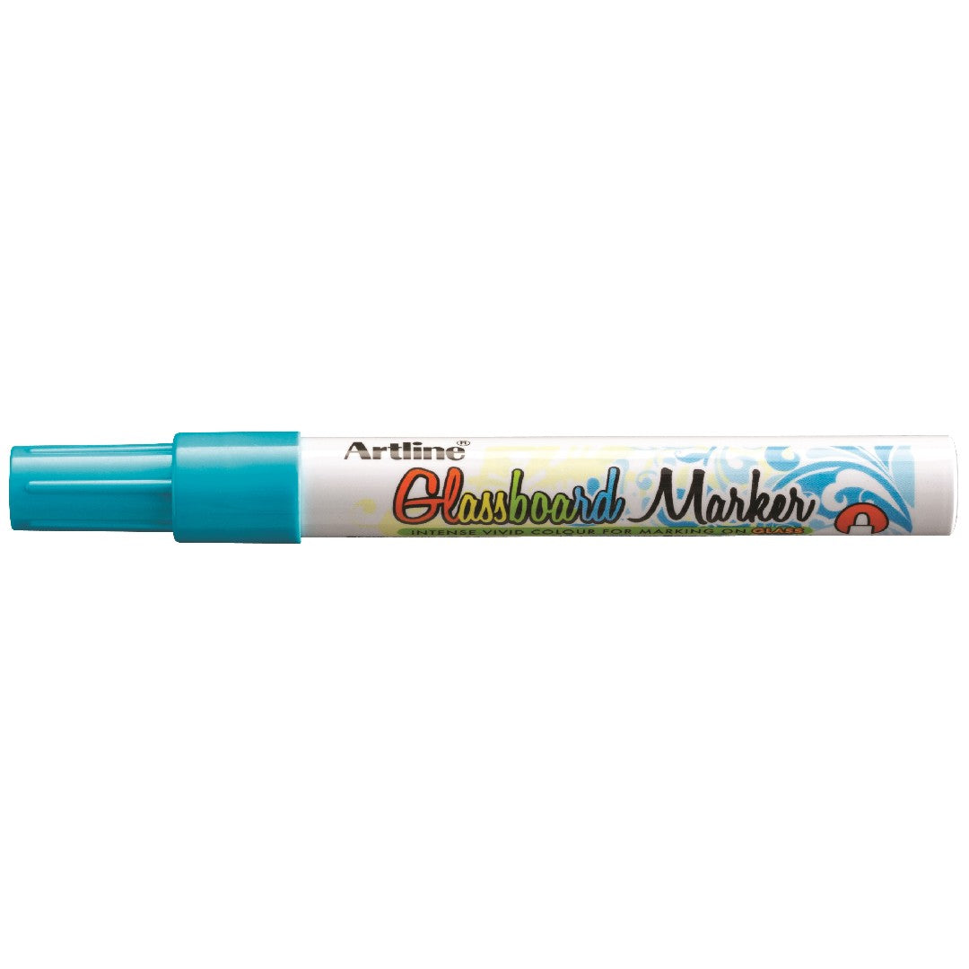 Artline Glassboard Marker 2,0mm Ljusblå 12/fp
