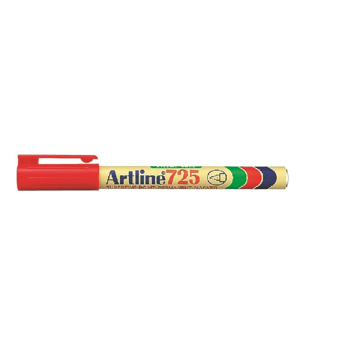 Artline 725 Märkpenna Superfine 0,4mm Röd 12/fp