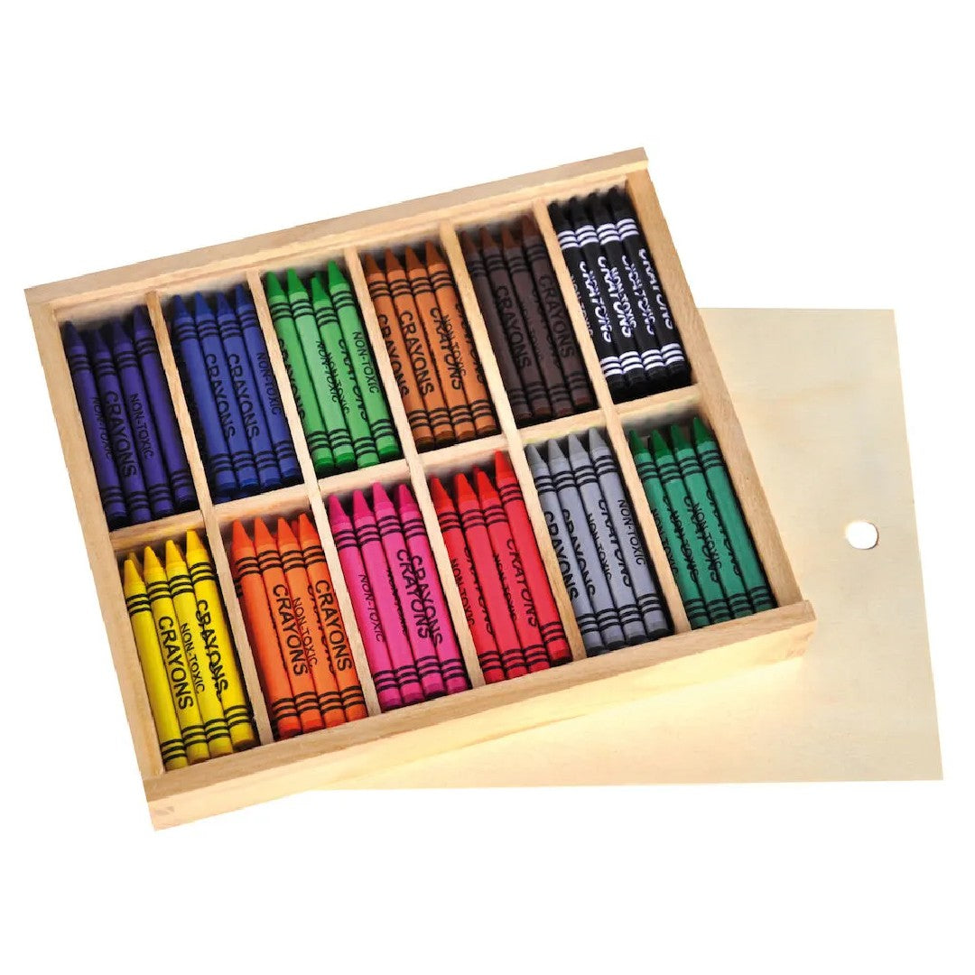 Playbox Vaxkritor Trälåda 12 Färger x12 144/fp