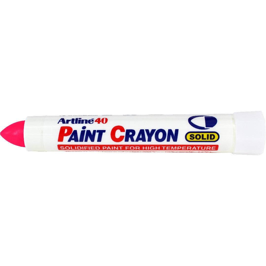 Artline Märkkrita 40 Paint Crayon High Temp Röd 12/fp
