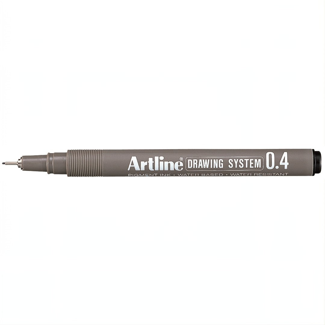Artline EK234 Fineliner 0,4mm Svart 12/fp