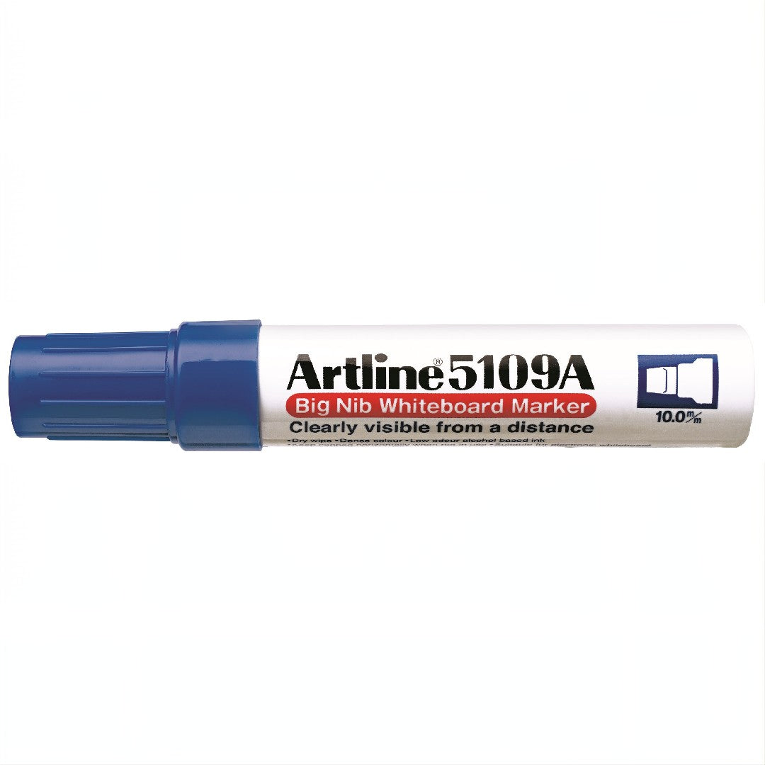 Artline 5109A Whiteboardpenna Sned Spets Blå 6/fp