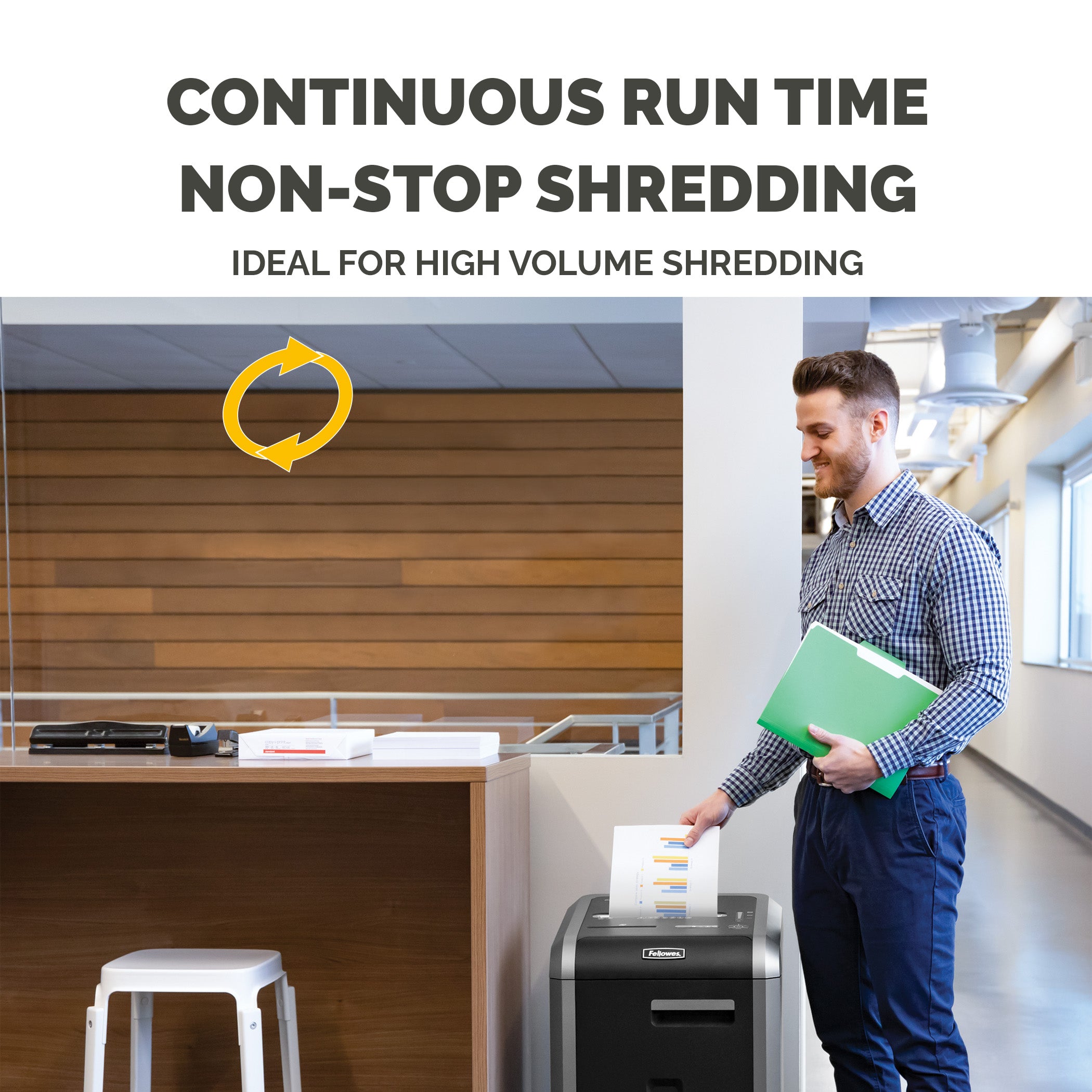 Fellowes Dokumentförstörare PowerShred 225Ci P-4 Cross-Cut