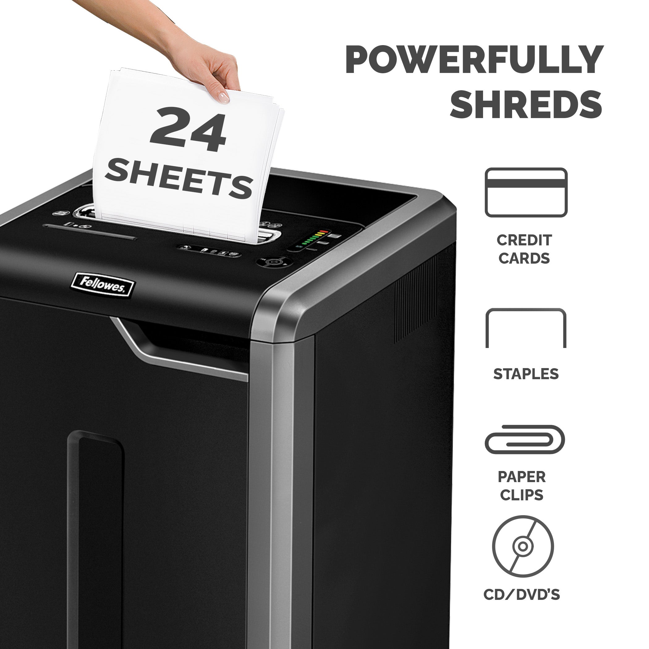 Fellowes Dokumentförstörare Powershred 325Ci P-4 Cross-Cut