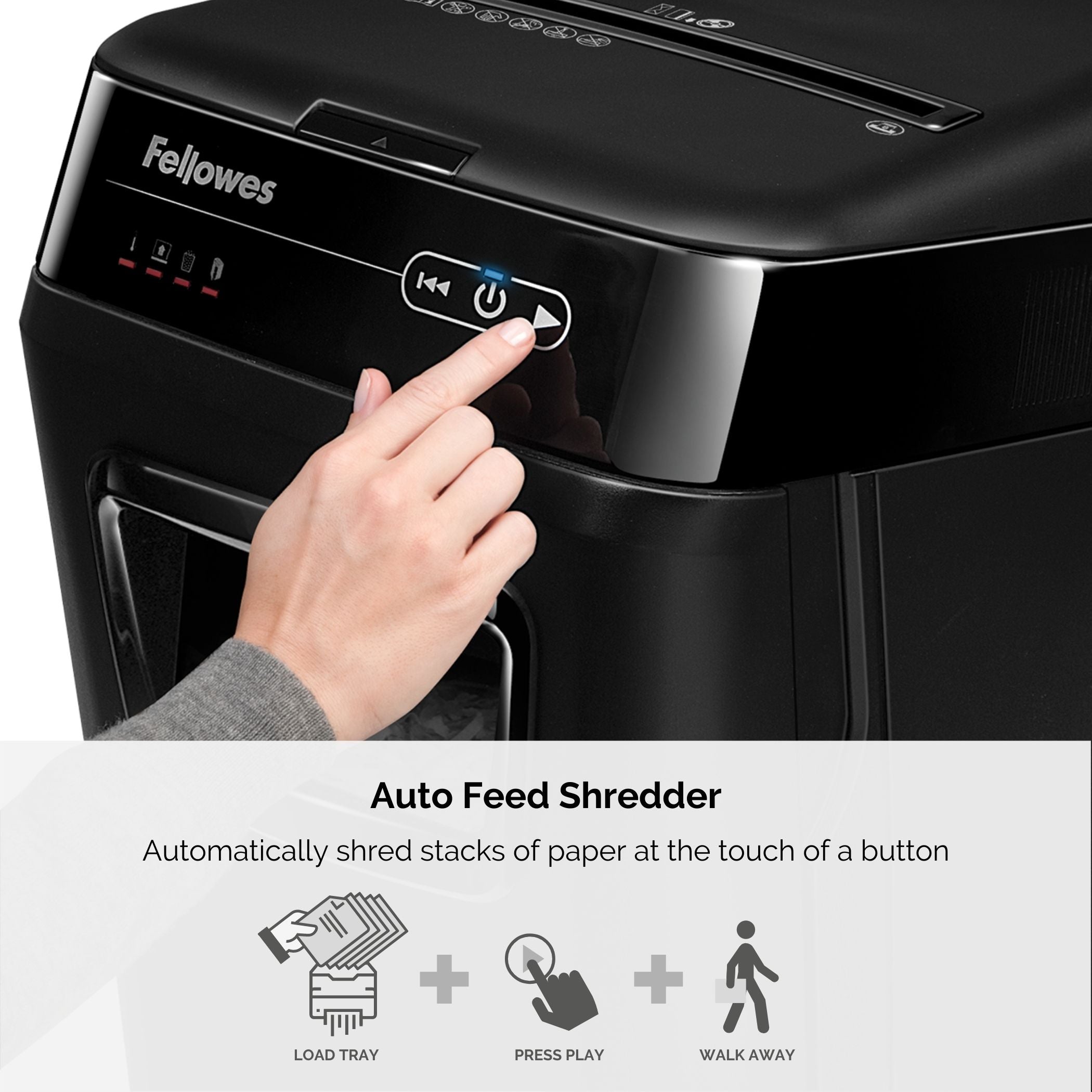 Fellowes Dokumentförstörare AutoMax 200M P-5 Mikrostrimling