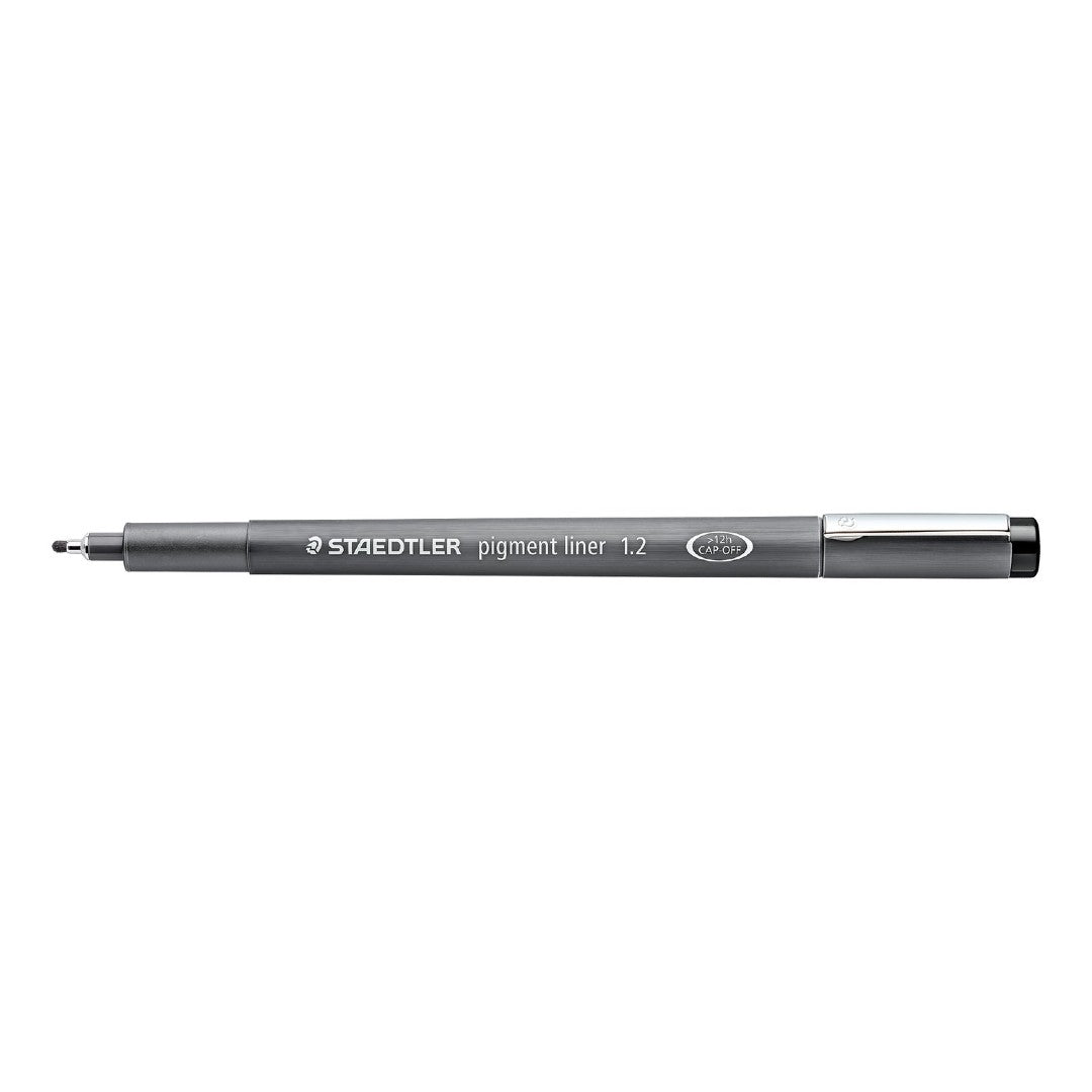 Staedtler Fineliner Pigment Liner 1.2mm Svart 10/fp