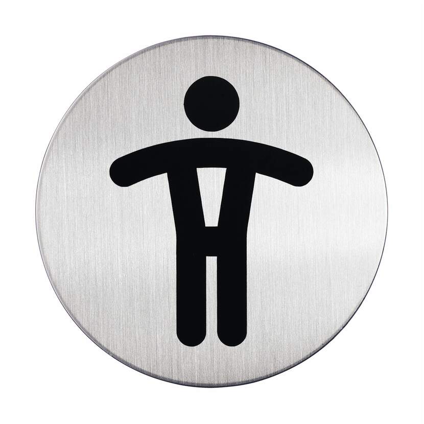 Durable Skylt WC Herr 83mm