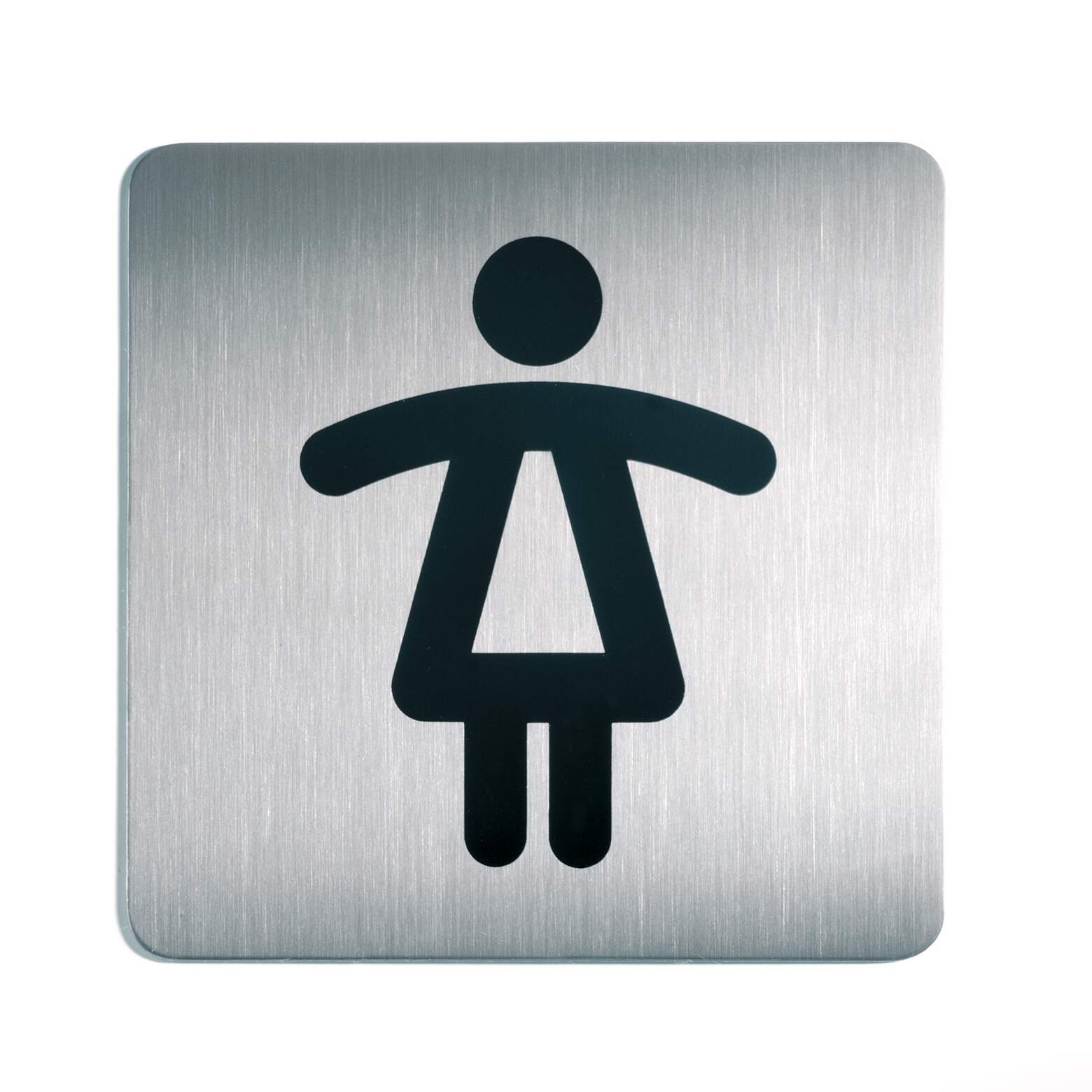 Durable Symbolskylt Fyrkantig WC Dam