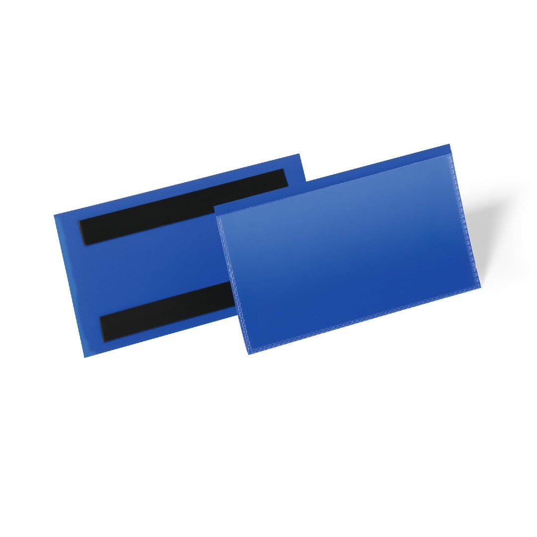 Durable Lagerficka Magnetisk 150x67mm Blå 50/fp
