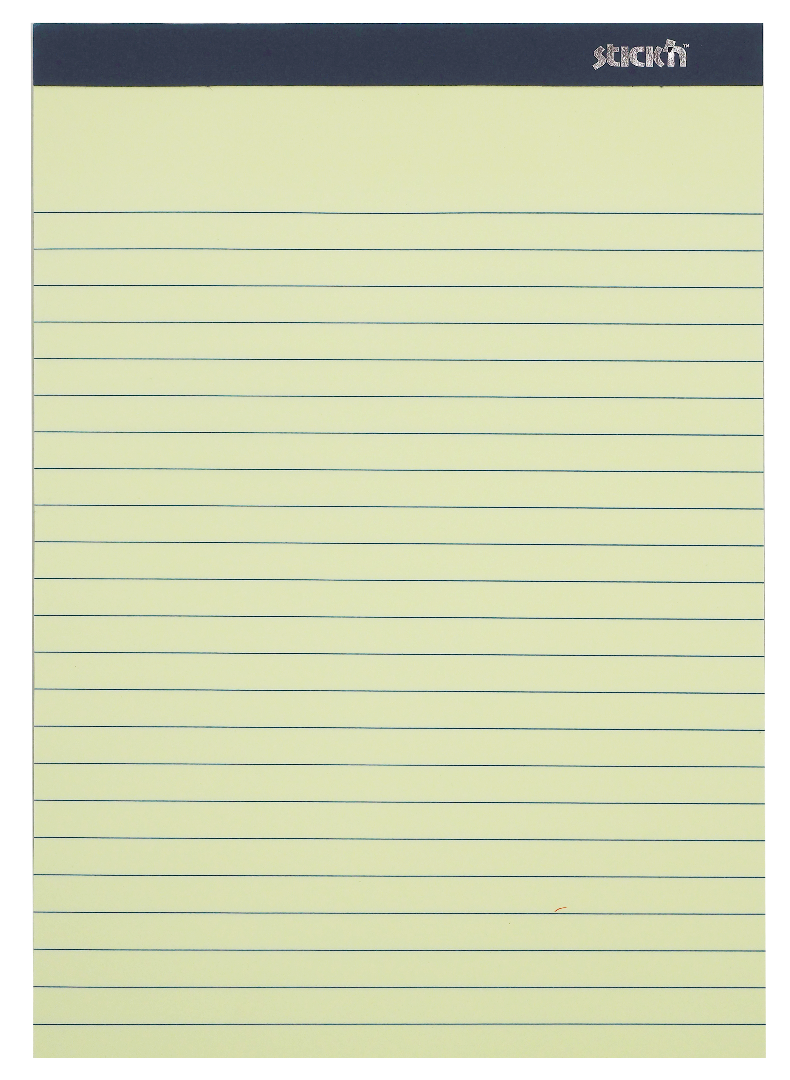 Stick'n Memo Pad Notisblock Linjerat 25x17 cm Gul