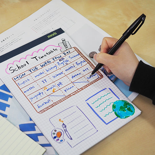 Stick'n Memo Pad Notisblock Rutat 25x17 cm