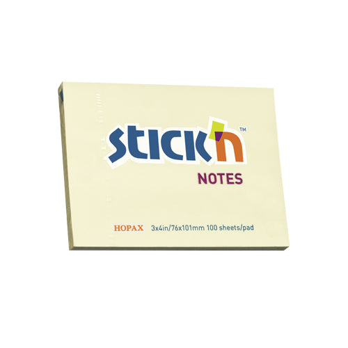 Stick’n Notes 76x102 mm Gul 12/fp