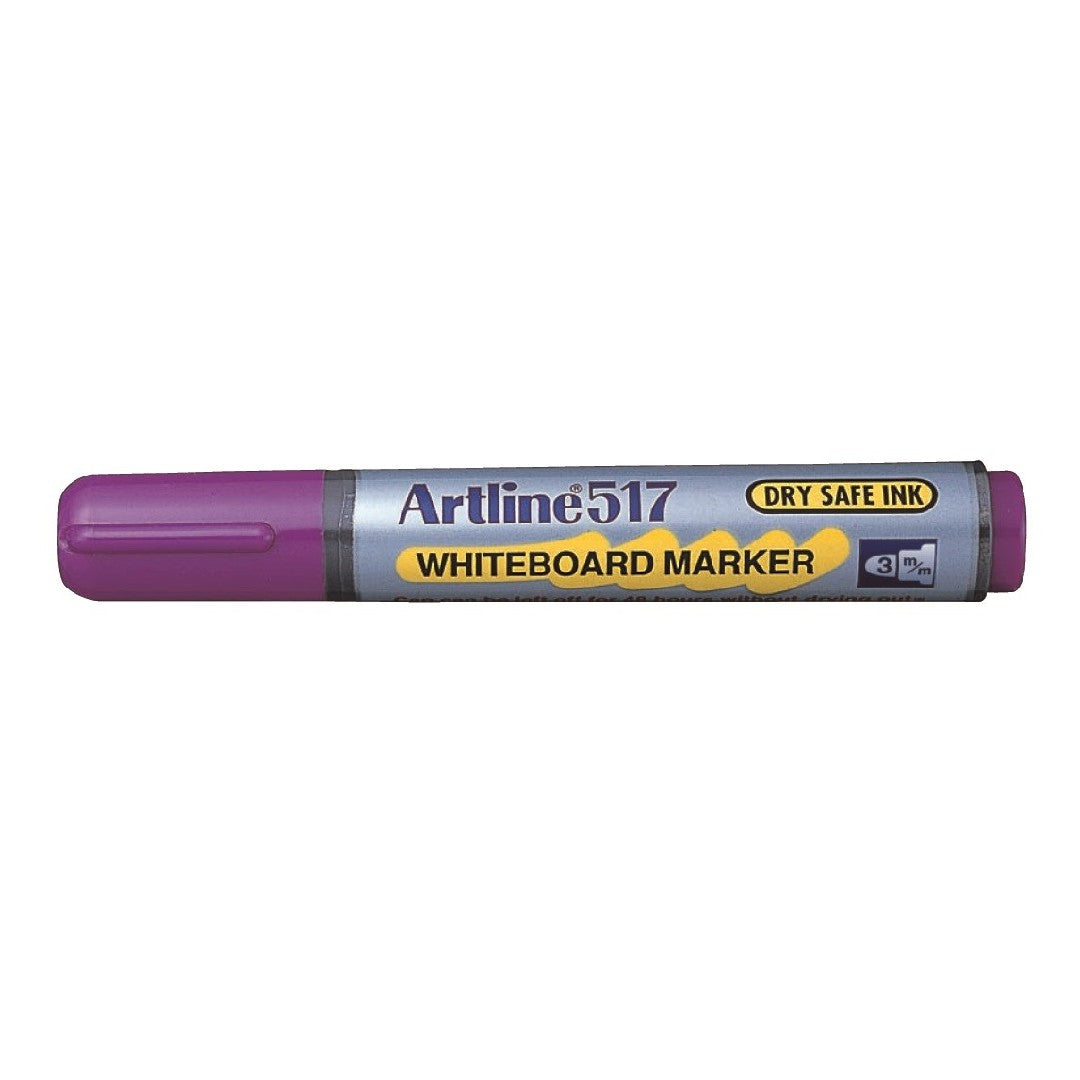 Artline Whiteboardpenna 517 Rund Spets Lila 12/fp