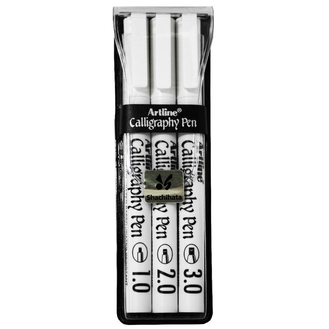 Artline Kalligrafipennor 3-pack Svart