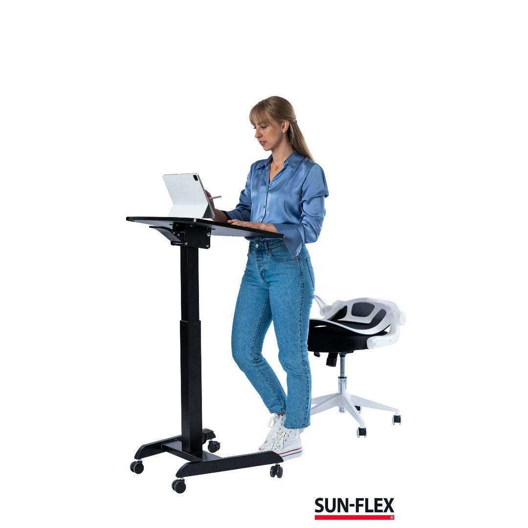 Sun-Flex Hideaway Chair Skrivbordsstol med Fällbar Rygg, Vit