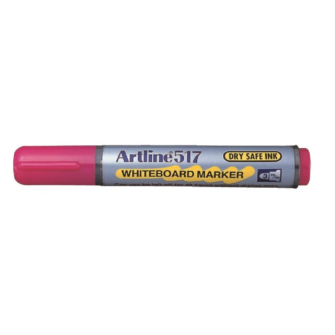 Artline Whiteboardpenna 517 Rund Spets Rosa 12/fp