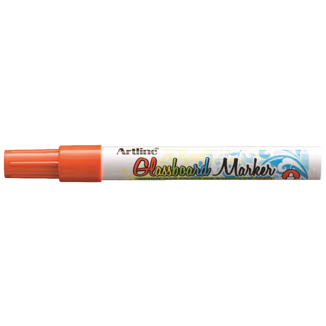 Artline Glassboard Marker 2,0mm Fluorescerande Orange 12/fp