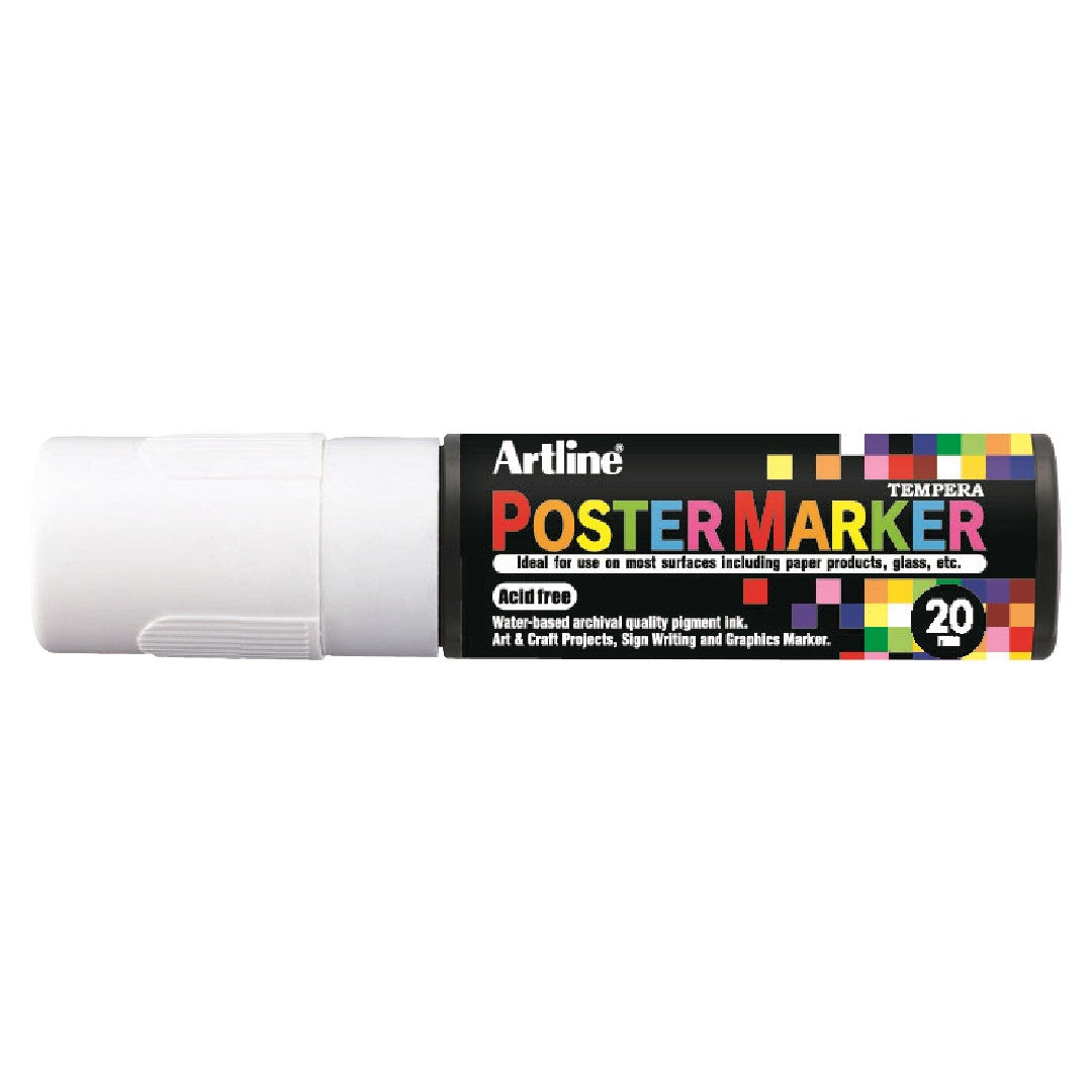 Artline Poster Marker 20mm Vit 6/fp
