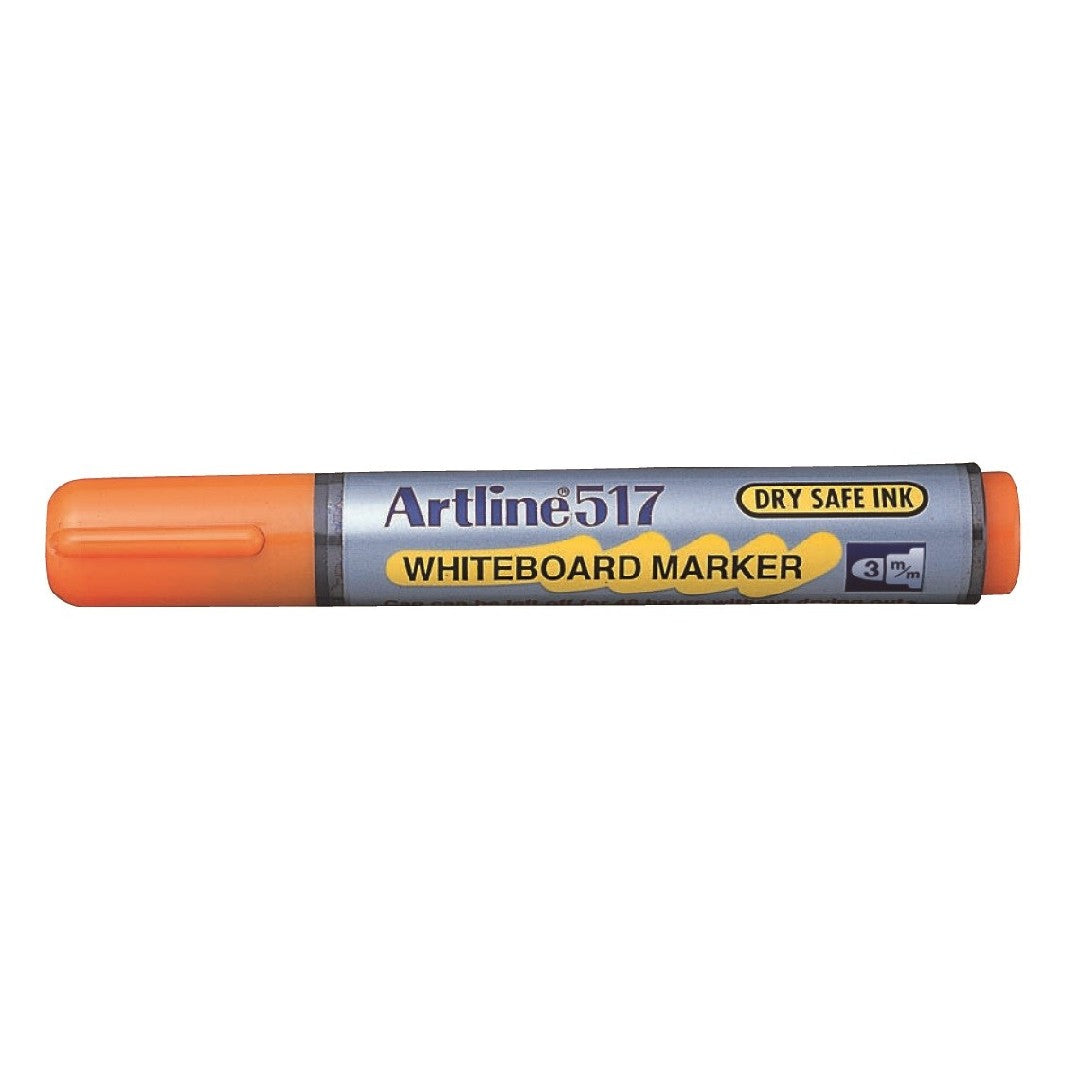 Artline Whiteboardpenna 517 Rund Spets Orange 12/fp