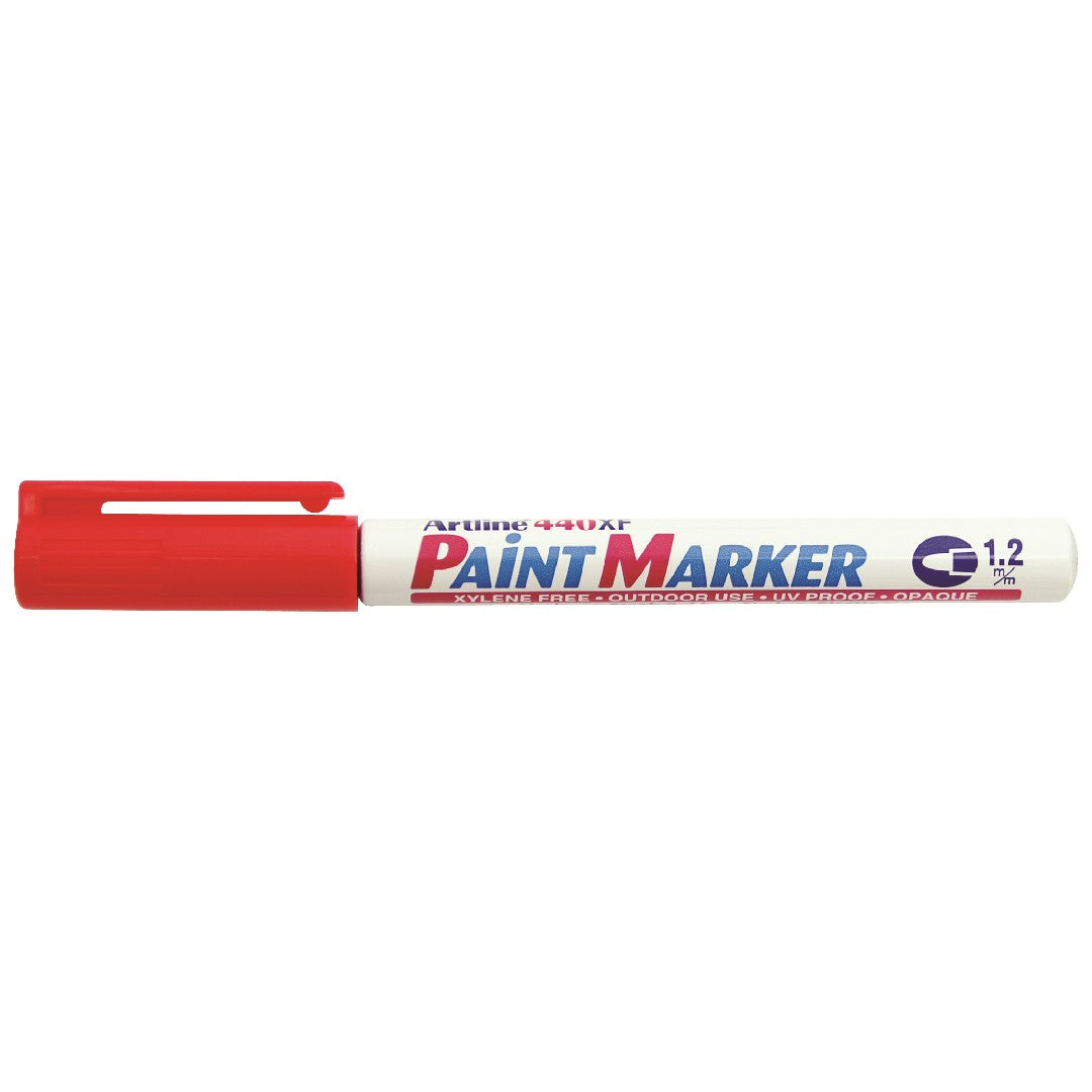 Artline Märkpenna 440XF Paint Rund Spets Röd 12/fp