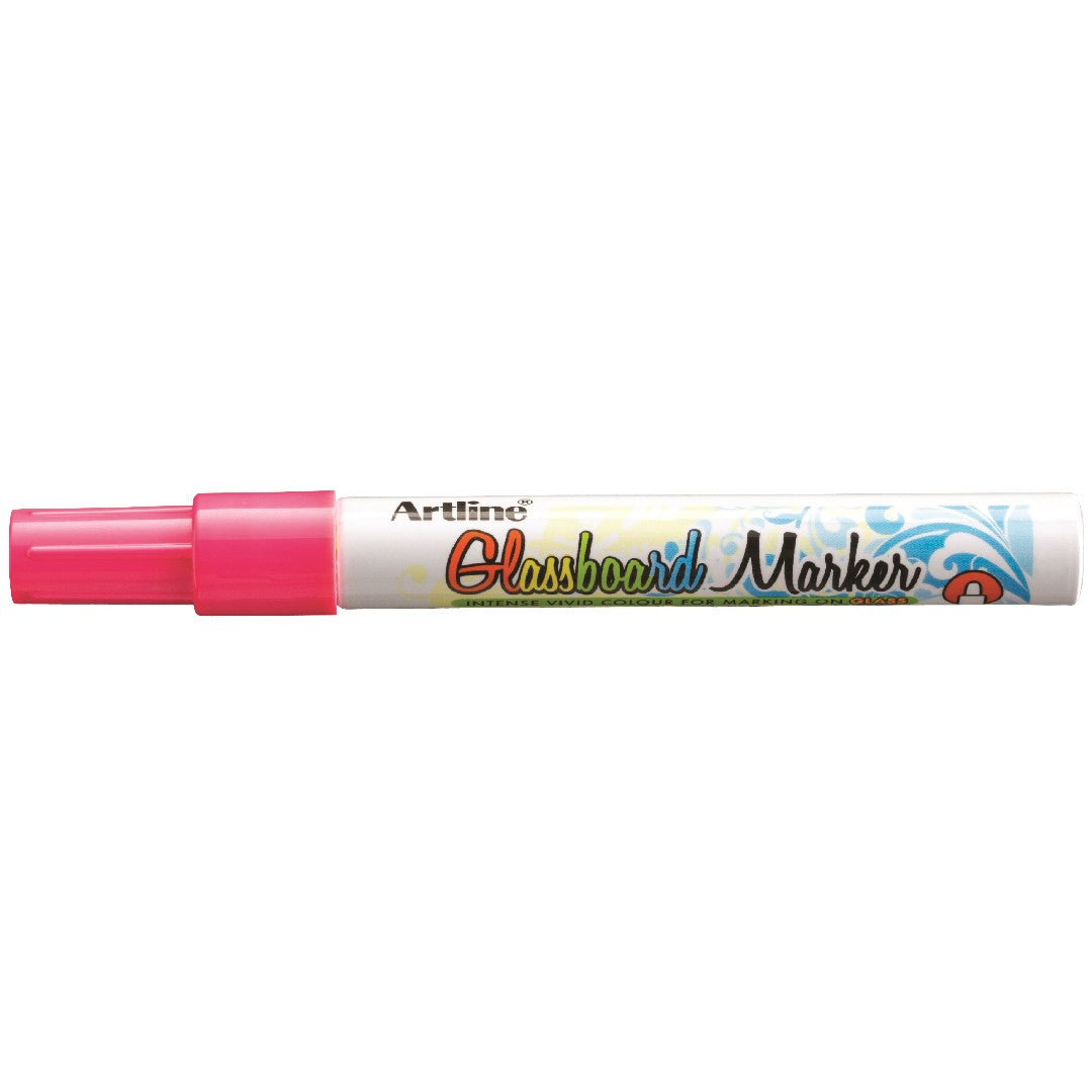 Artline Glassboard Marker 2,0mm Fluorescerande Rosa 12/fp