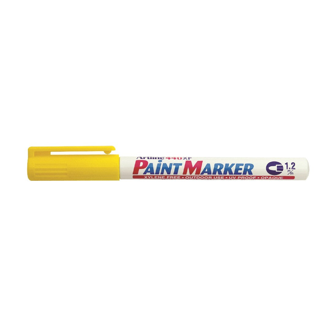 Artline Märkpenna 440XF Paint Rund Spets Gul 12/fp