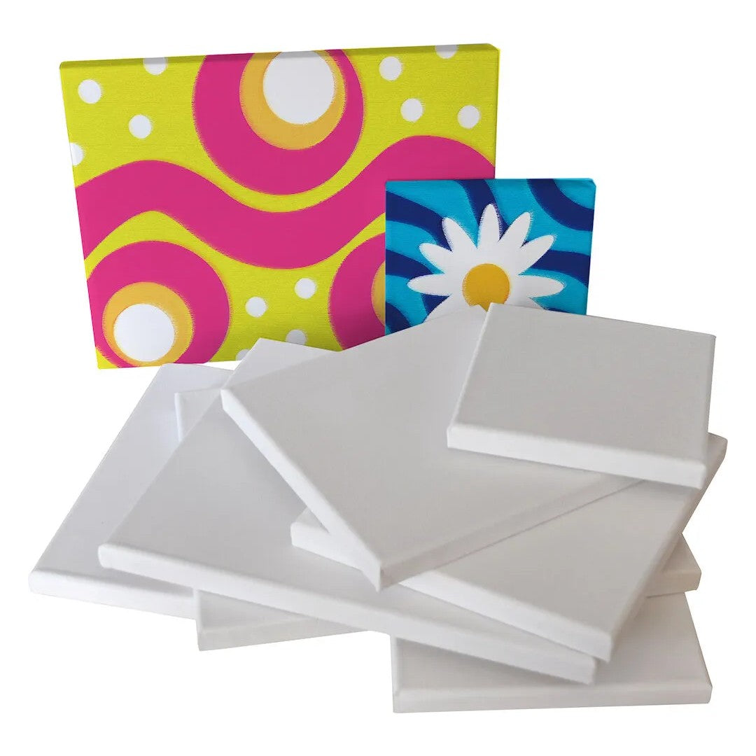 Playbox Målarduk Vit 15x15cm 10/fp
