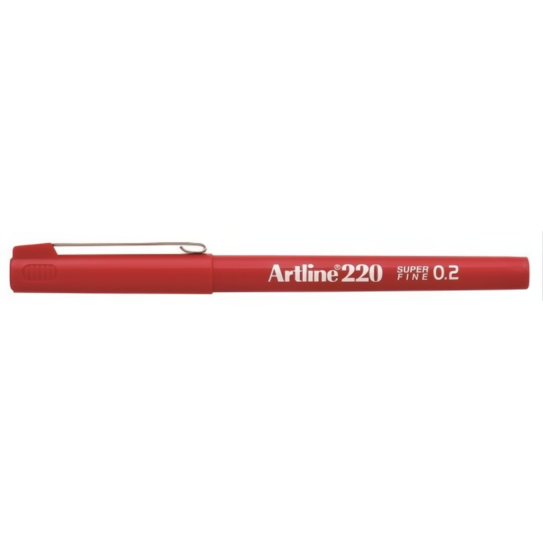 Artline Fineliner 220 0,2mm Röd