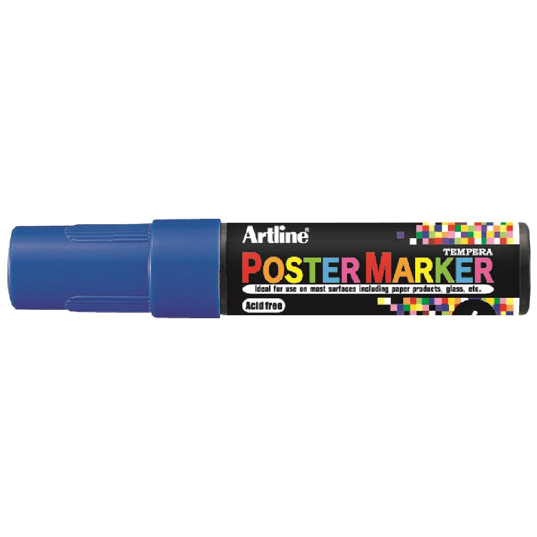 Artline Poster Marker 6,0mm Blå 6/fp