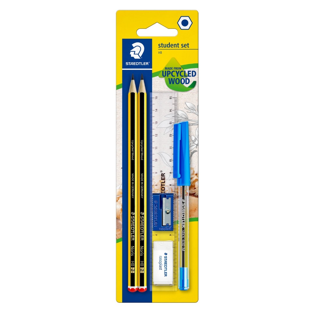 Staedtler Blyertspenna Noris HB Student Set 6/fp