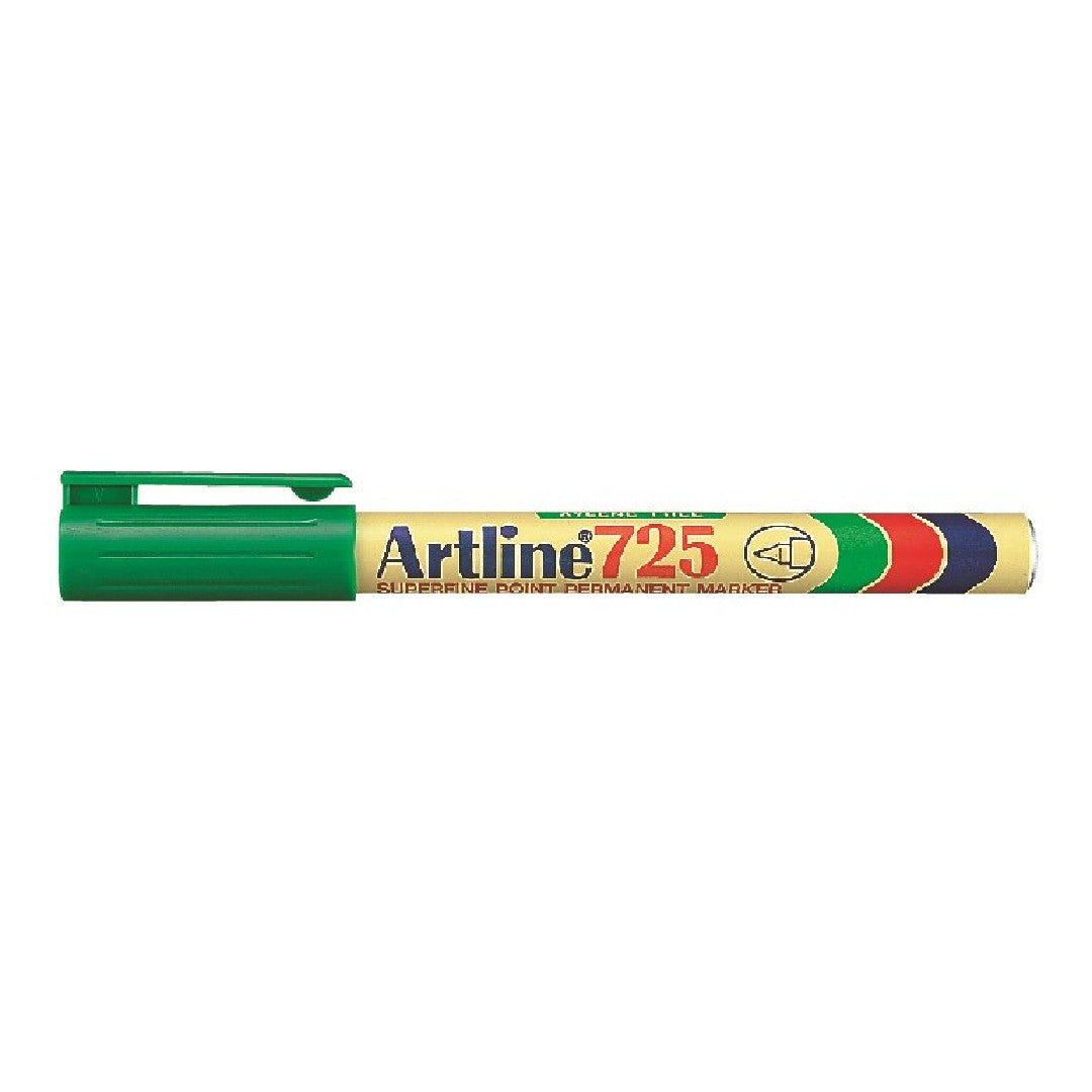 Artline 725 Märkpenna Superfine 0,4mm Grön 12/fp