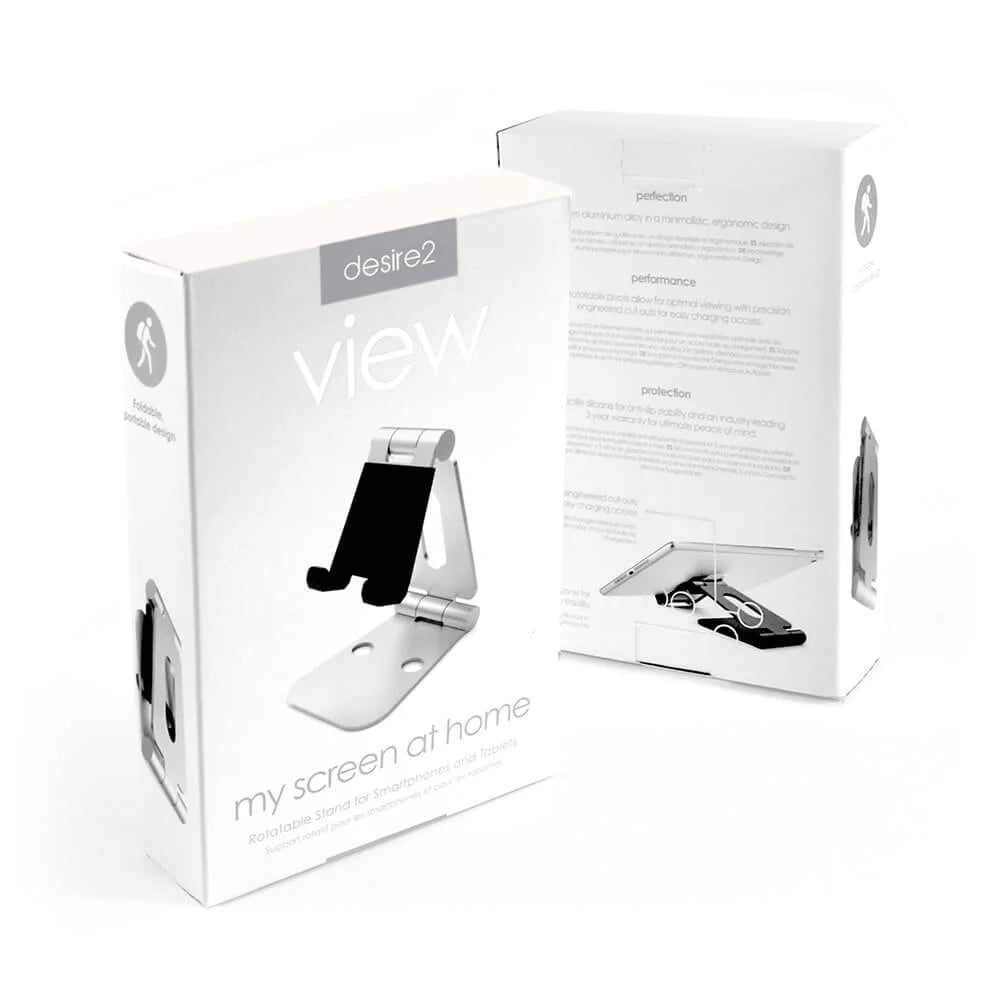 Desire2 Tabletställ Dubbelledad Silver