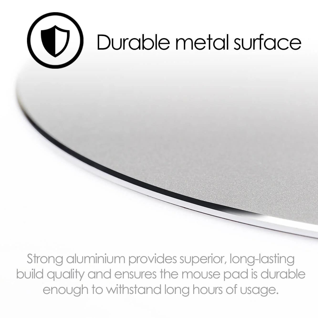 Desire2 Musmatta Premium Aluminium Rund Silver