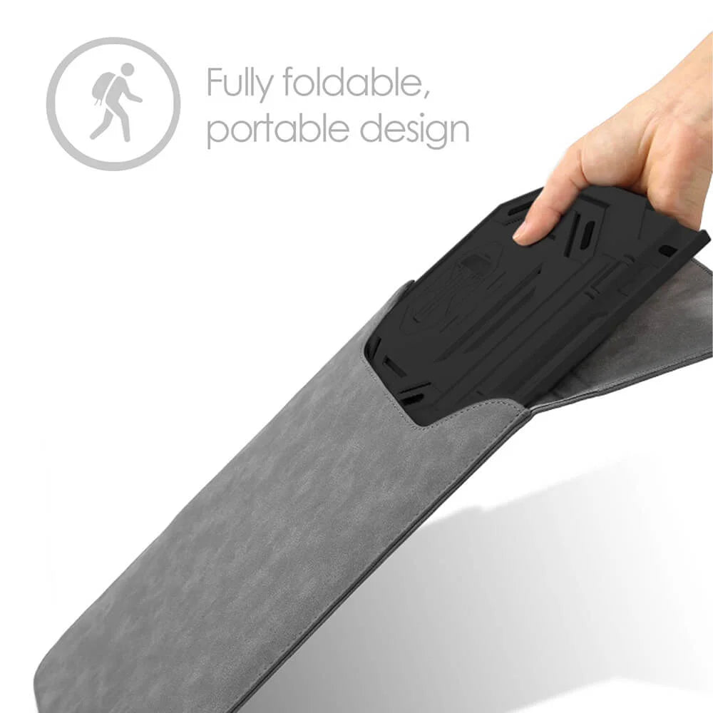 Desire2 Laptopställ 2-i-1 Portabelt 360 Roterbart Svart