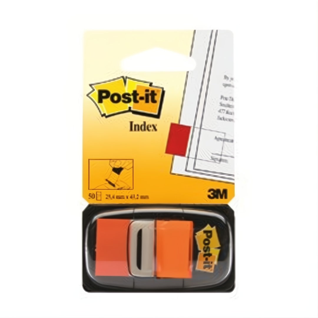 Post-it Index 25,4x43,2mm Orange 2x50/fp