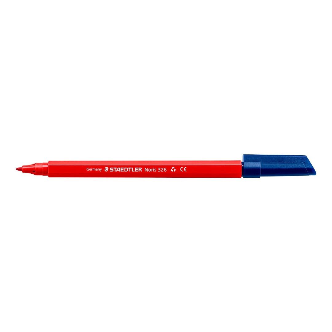 Staedtler Fiberpenna 326 Röd 1mm 10/fp