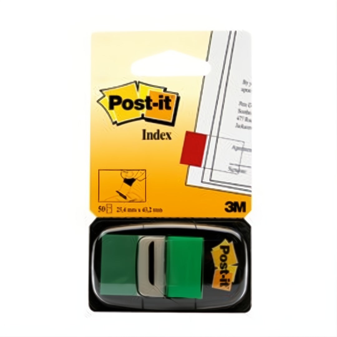Post-it Indexflikar 680-3 Grön 2x50/fp