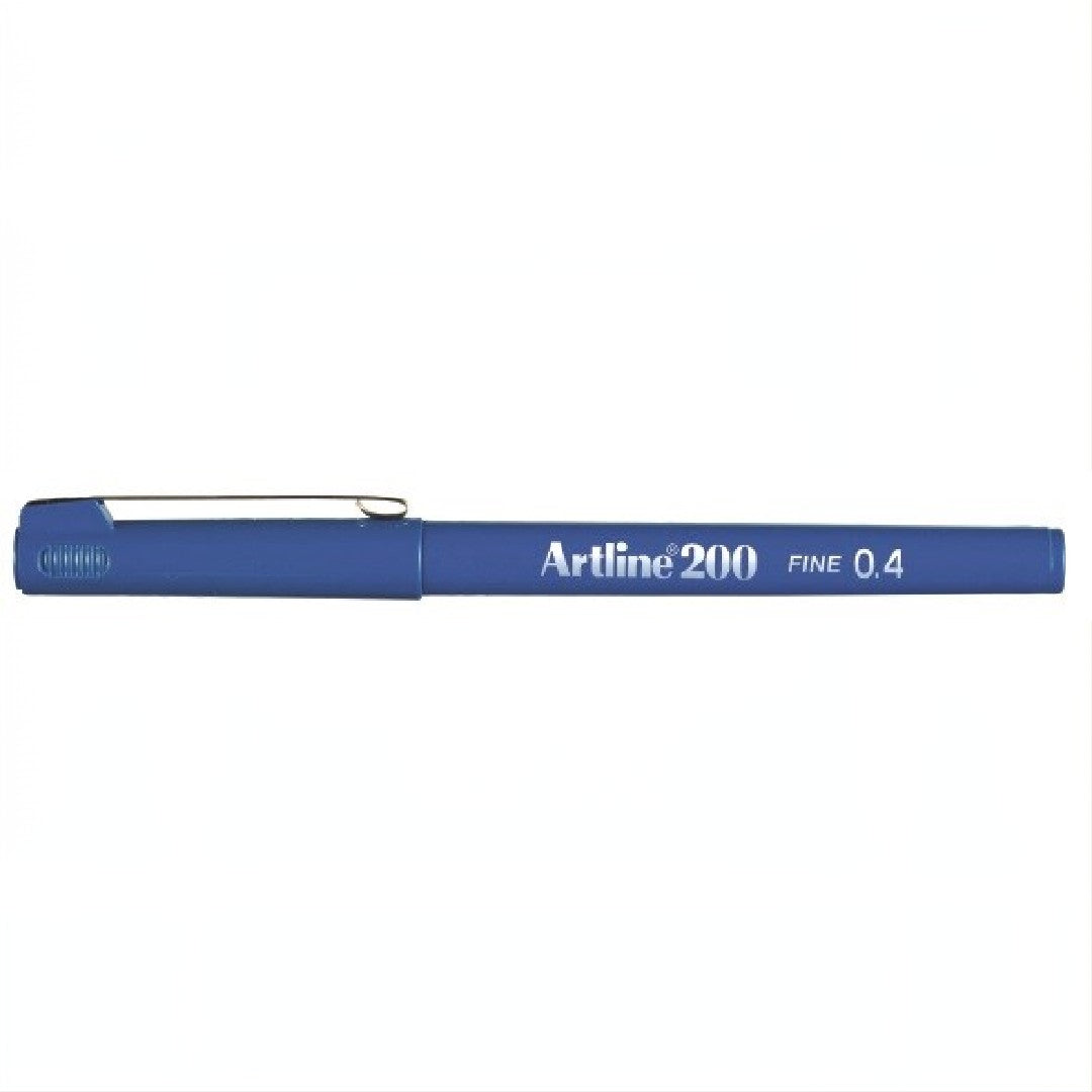 Artline Fineliner 200 Fine 0,4mm Kungsblå 12/fp