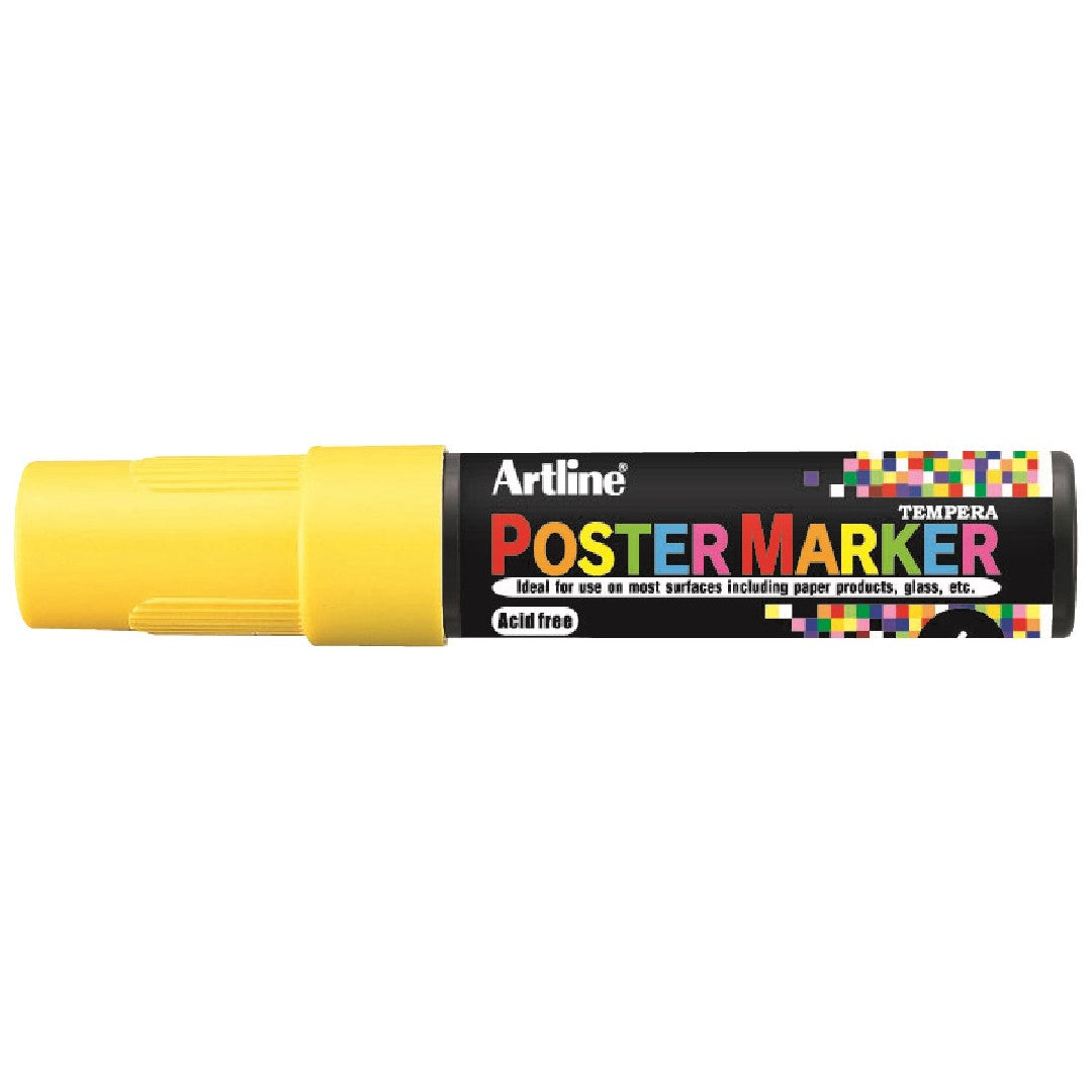 Artline Poster Marker 6,0mm Fluorescerande Gul 6/fp