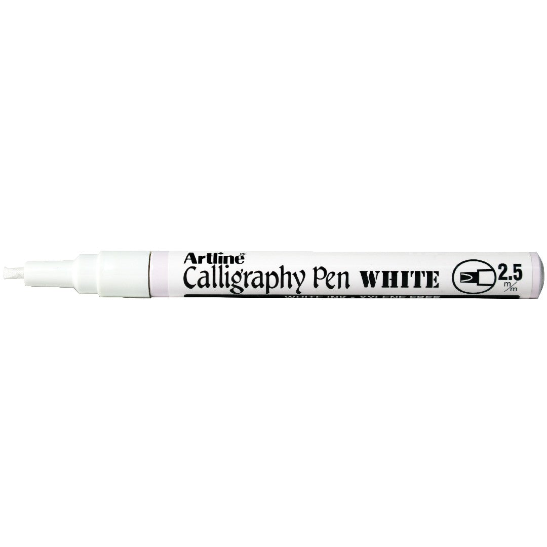 Artline Märkpenna 993 Kalligrafi Vit 2,5mm 12/fp