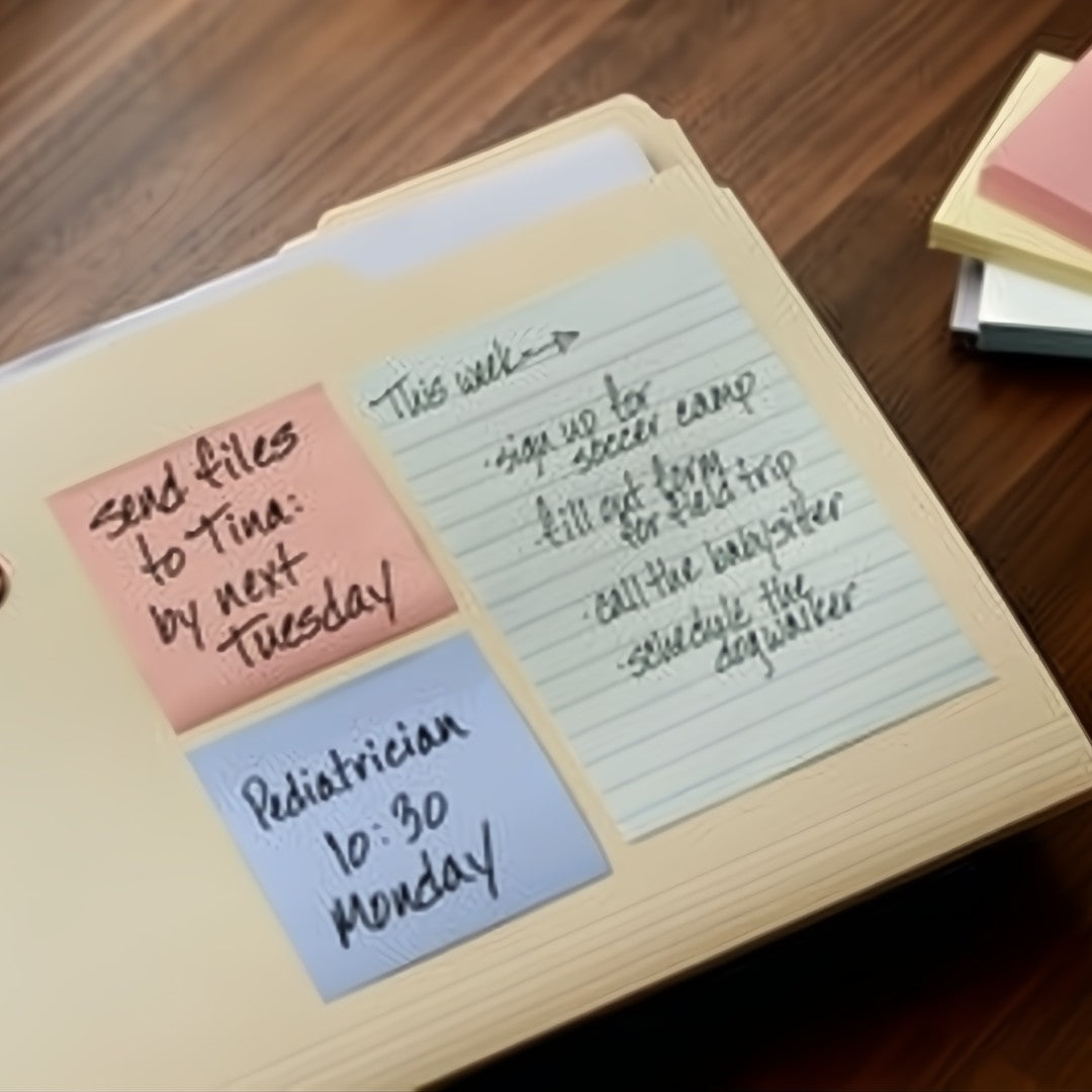 Post-it Recycled Notes 76x76mm Sorterade färger 6/fp