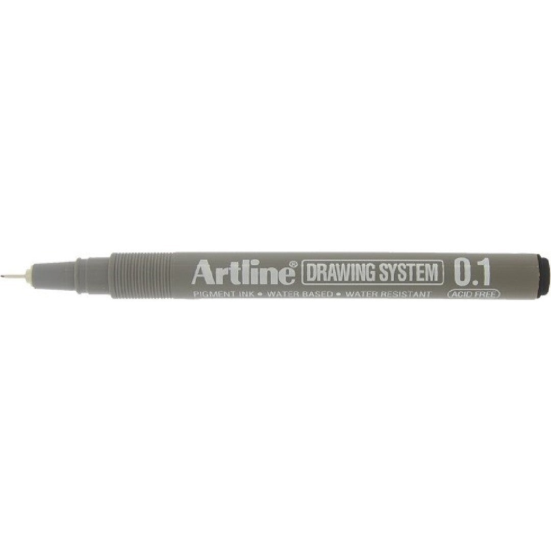 Artline Fineliner EK231 0,1mm Svart 12/fp