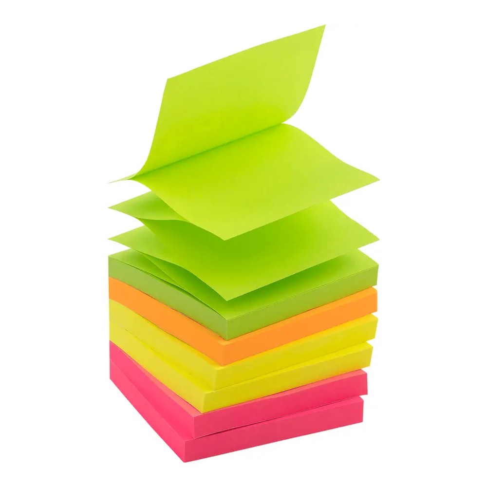Notis Z-block 76x76mm Neon 6/fp