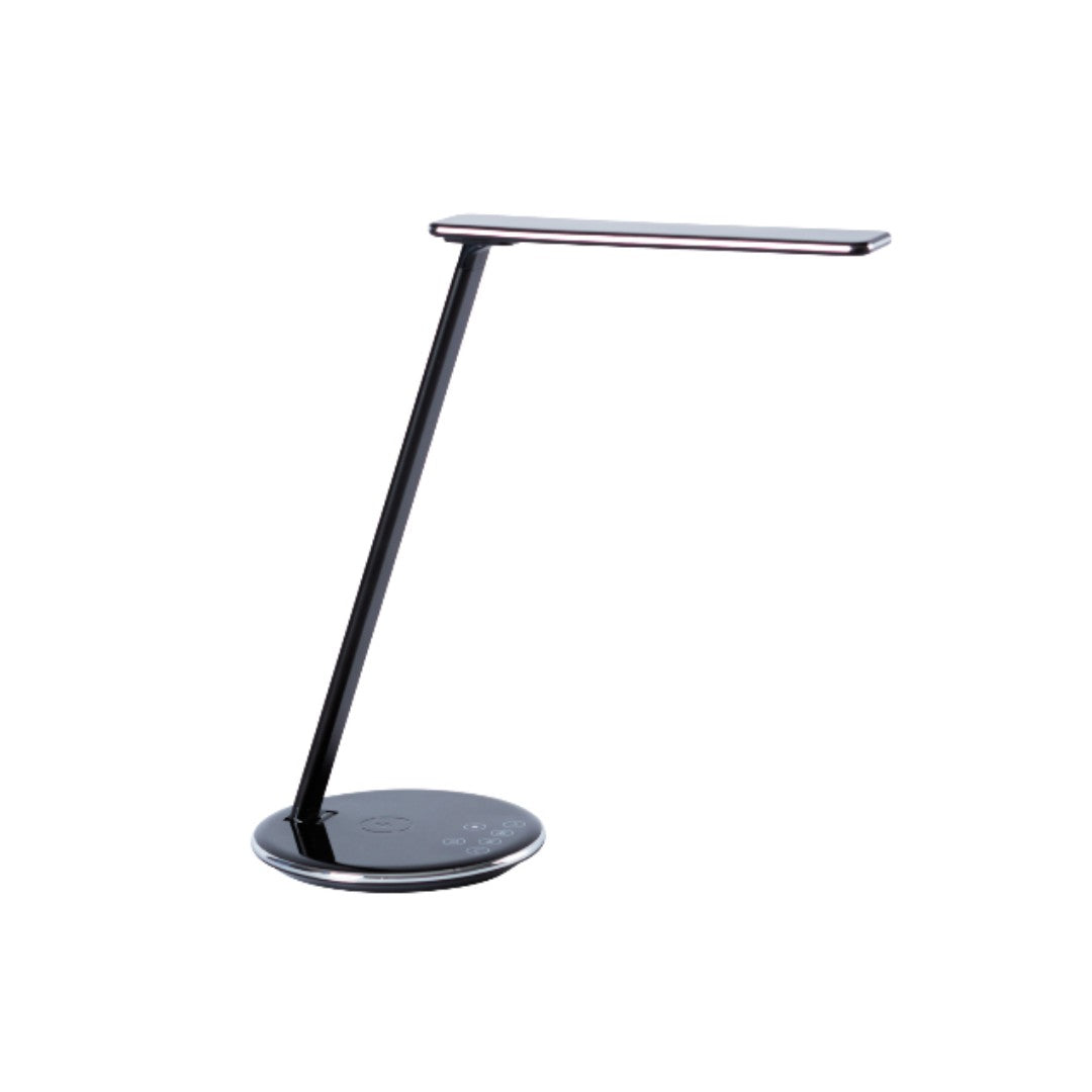 Sun-Flex Qlite Skrivbordslampa med QI-laddare, Obsidian Black