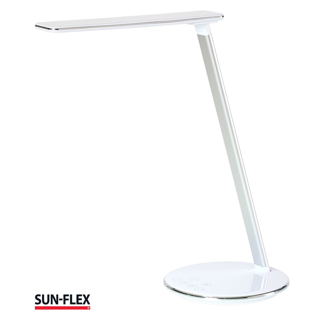 Sun-Flex Qlite LED-lampa med QI-laddare, Crystal White